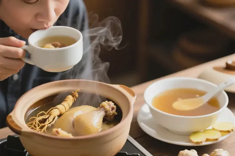易醒能不能喝西洋參燉雞湯(圖2)