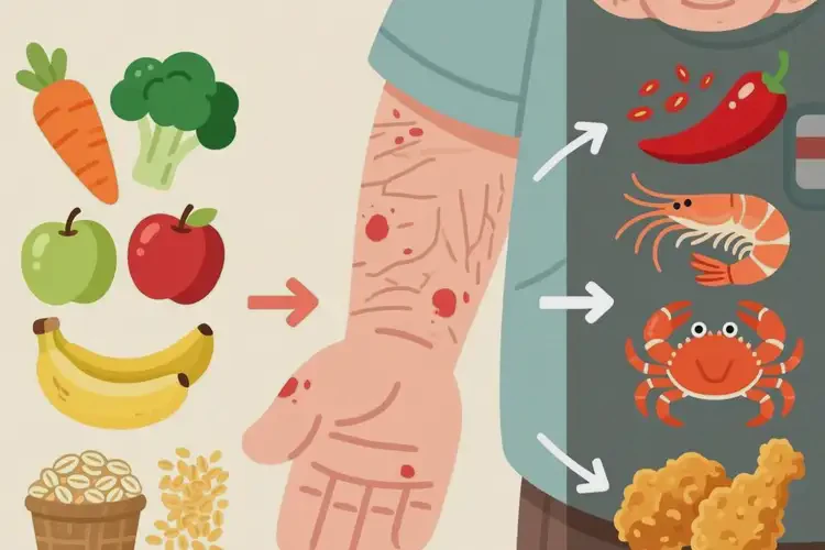 老年人手臂上容易起濕疹有哪些要特別忌口(圖3)