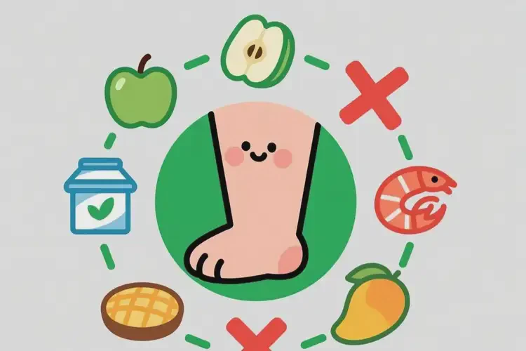 女人小腿偶爾長濕疹什么東西最好不吃(圖3)