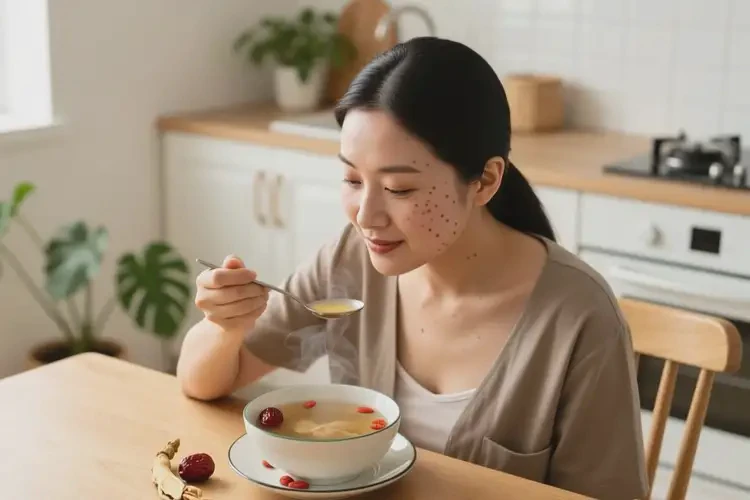 胸部有疙瘩可以喝西洋參紅棗雞湯嗎(圖4)