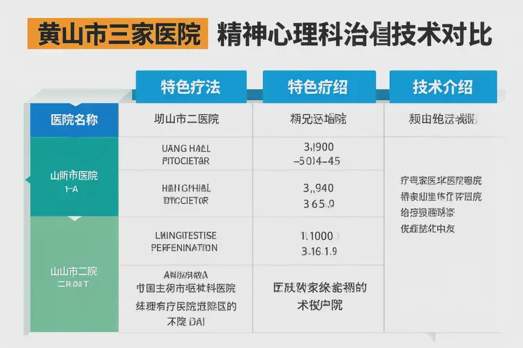 2025年安徽黃山精神心理科醫(yī)院哪個(gè)醫(yī)院最好(圖1)