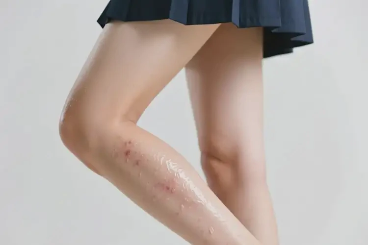 大學(xué)生小腿出現(xiàn)濕疹能自愈嗎(圖1)