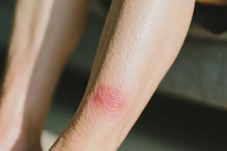 老年人小腿上出現(xiàn)濕疹康復(fù)的全過程(圖2)