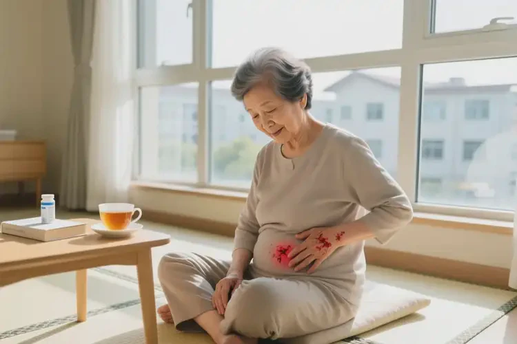 老年人肚子長濕疹可不可以自愈(圖1)