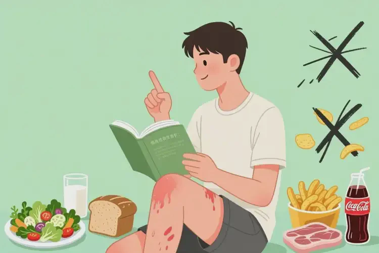 青年人大腿容易长湿疹哪些东西不能吃(图3)