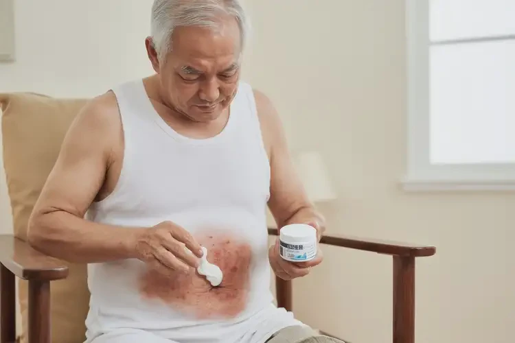 老年人肚子上容易長(zhǎng)濕疹能不能自愈(圖3)