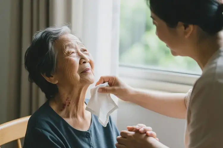 老年人脖子容易長濕疹治療方法(圖1)