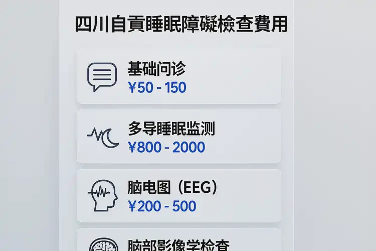 四川自貢去醫(yī)院檢查睡眠障礙費用貴嗎(圖3)