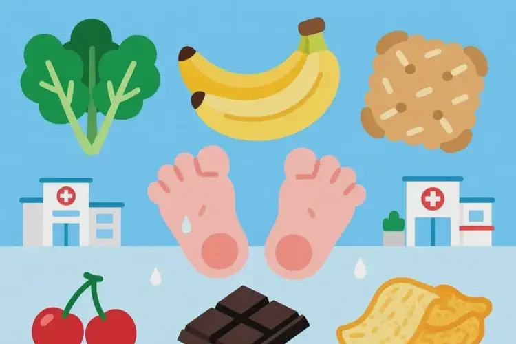 兒童腳上偶爾起濕疹哪些東西不能吃(圖1)