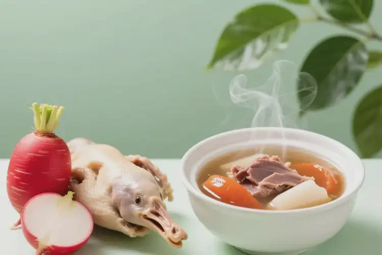 喉嚨腫痛可以喝酸蘿卜老鴨湯嗎(圖3)