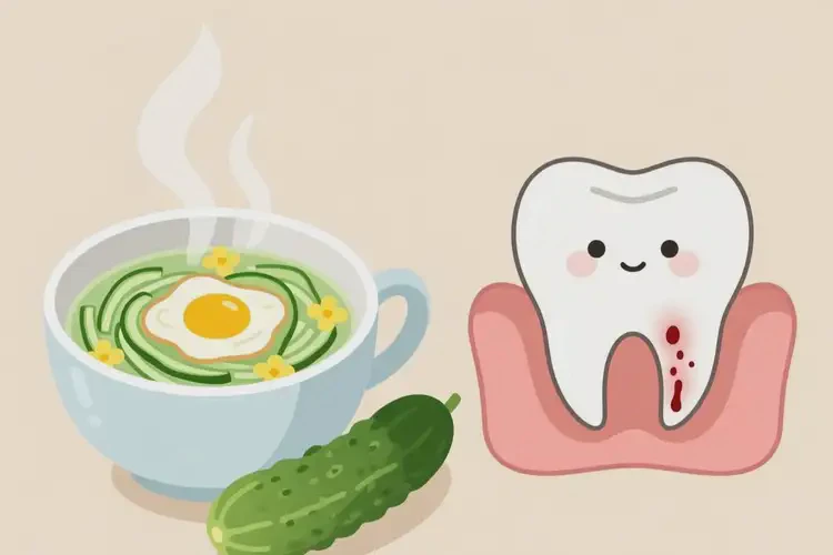 牙齦出血喝黃瓜蛋花湯可以下火嗎(圖4)