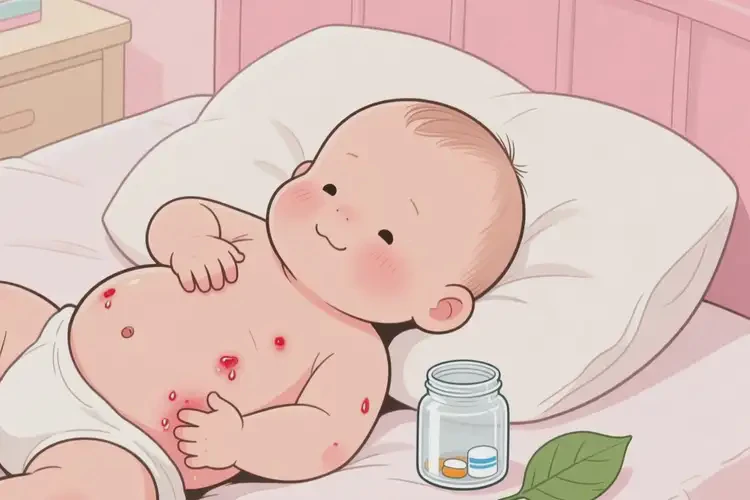小兒肚子上容易長濕疹會自己好嗎(圖3)