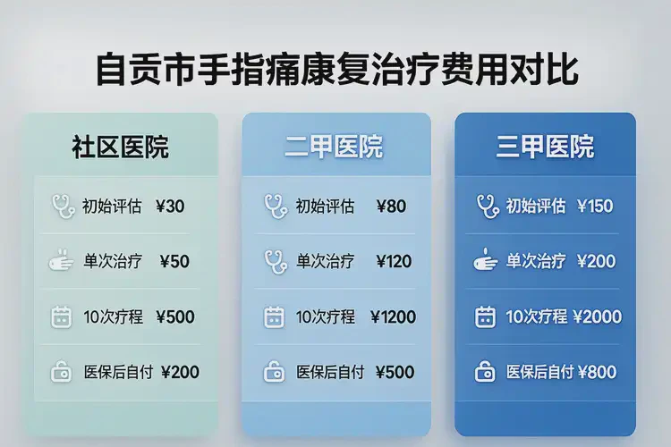 四川自貢康復(fù)科看手指痛多少錢(圖3)