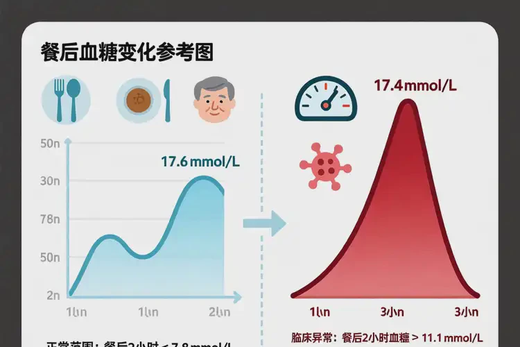 中年人中餐血糖17點(diǎn)4是怎么回事(圖1)