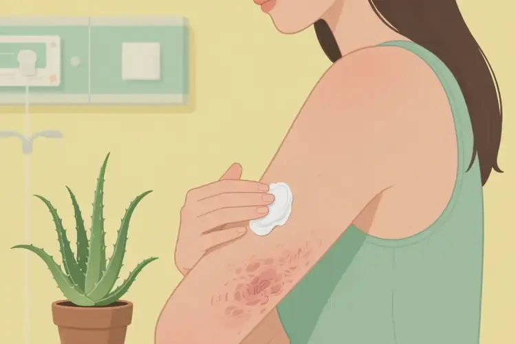 女生手臂上經(jīng)常長濕疹治療方法(圖3)