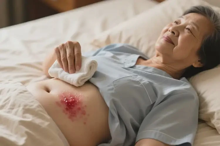 老年人肚子上出濕疹能自愈嗎(圖3)