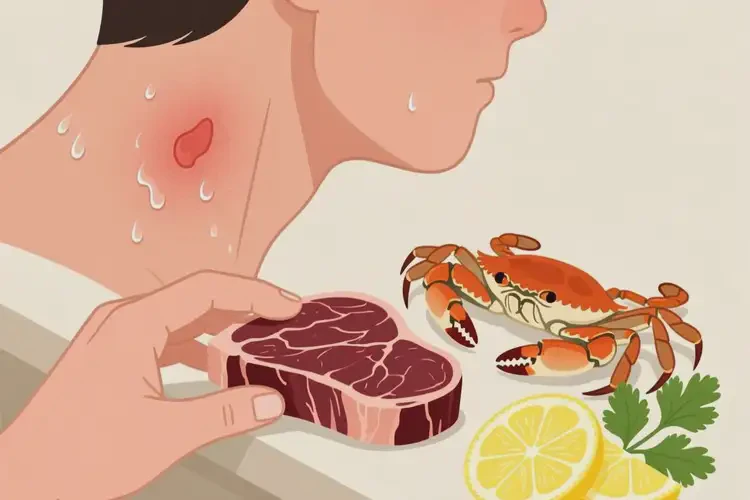 脖子容易長濕疹后不能吃什么食物(圖3)