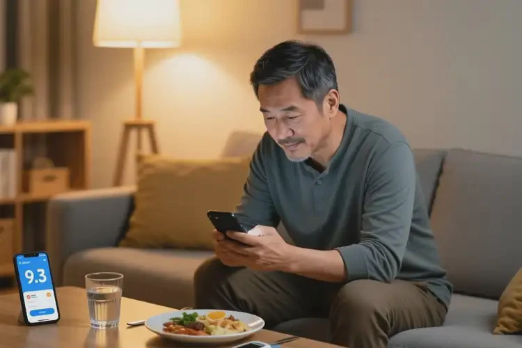 中年人晚餐血糖9點(diǎn)3是怎么回事(圖1)