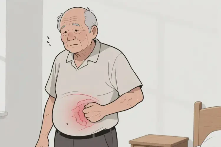 老年人肚子上出濕疹能自愈嗎(圖2)