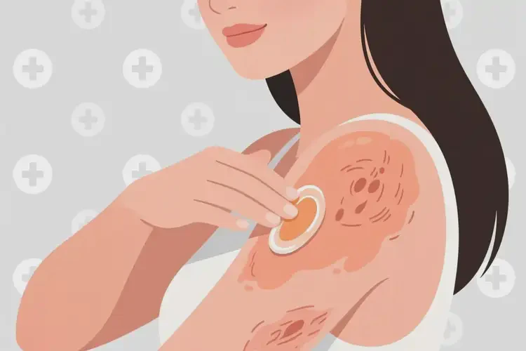 女生手臂上經(jīng)常長濕疹治療方法(圖1)