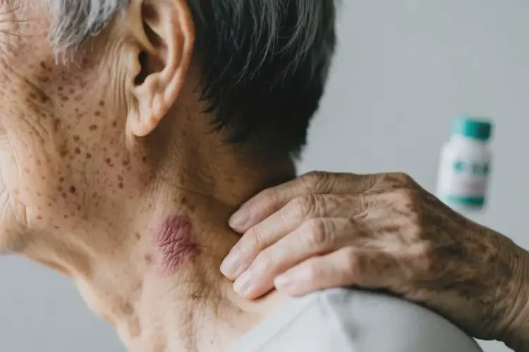 老年人脖子上容易長(zhǎng)濕疹可不可以自愈(圖3)