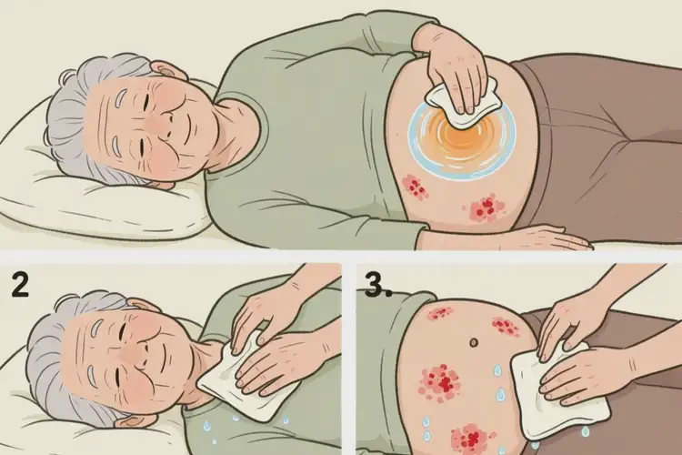 老年人肚子上出濕疹能夠治愈嗎(圖3)