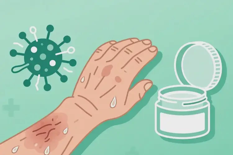 老年人偶爾起濕疹是怎么引起的(圖1)