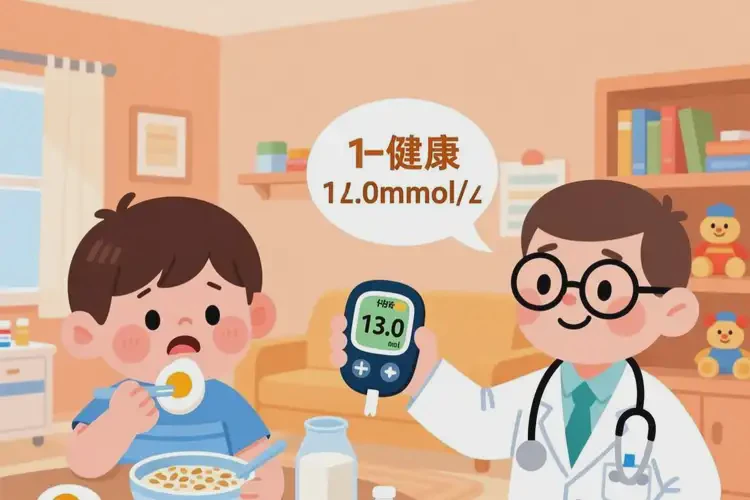 小孩空腹血糖13點(diǎn)0是怎么回事(圖1)