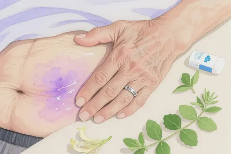 老年人肚子出現(xiàn)濕疹可以自愈嗎(圖2)