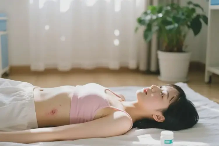 女生肚子出現(xiàn)濕疹會(huì)自己好嗎(圖3)