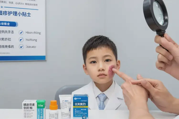 小學(xué)生面部起濕疹治療方法(圖4)