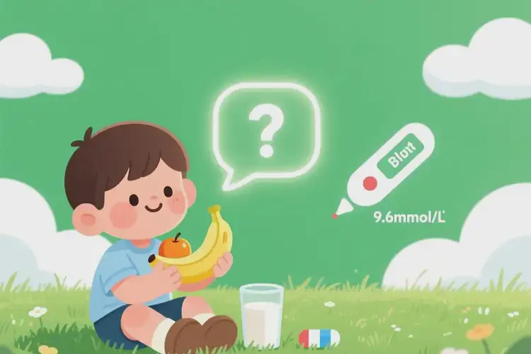 小孩中午血糖9點6是糖尿病嗎(圖2)