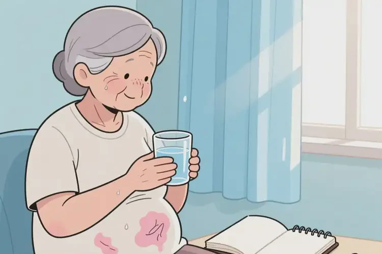 老年人肚子出現(xiàn)濕疹可以自愈嗎(圖3)