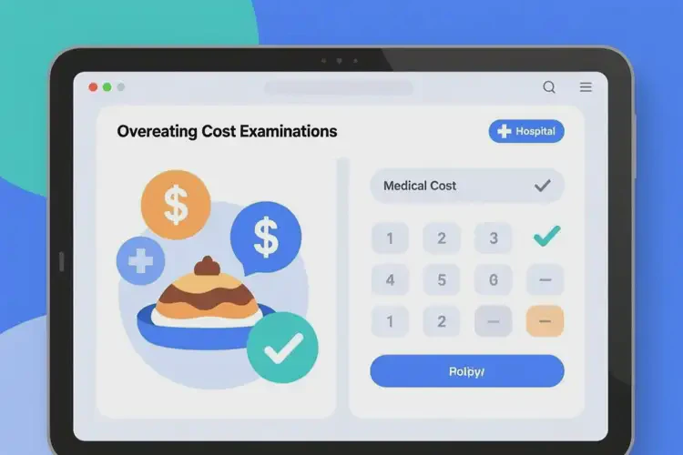 新疆巴音郭楞去醫(yī)院檢查暴飲暴食有多貴(圖2)