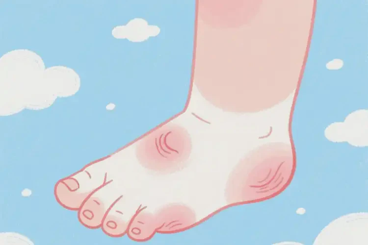 小兒腳上容易起濕疹能自愈嗎(圖4)