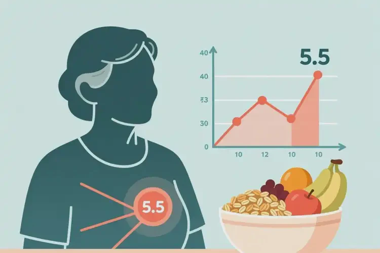 中年人中餐血糖5點(diǎn)5是糖尿病嗎(圖1)