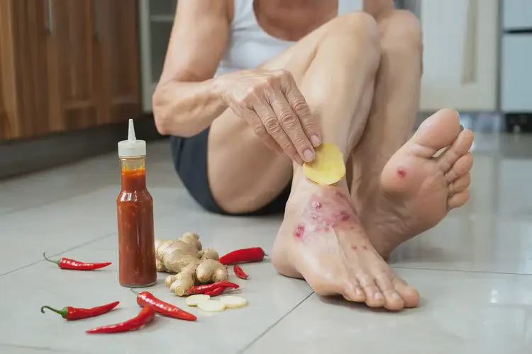 女人腳上出濕疹后不可以吃哪些食物(圖4)