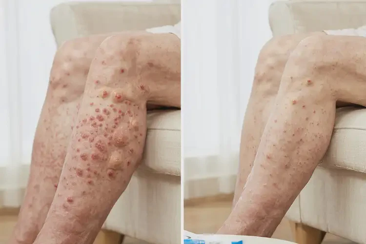 老年人大腿經(jīng)常起濕疹可不可以自愈(圖2)