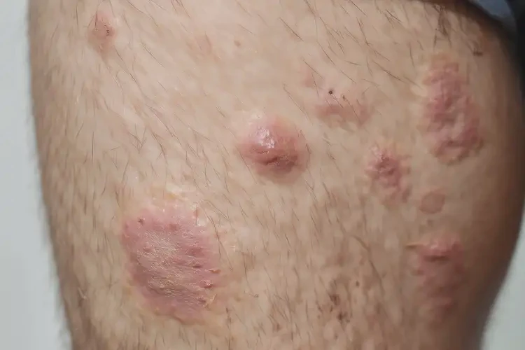 男性大腿上的湿疹是怎么引起的(图4)