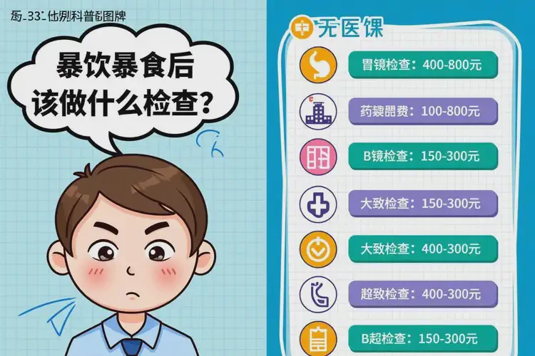 廣東佛山去醫(yī)院檢查暴飲暴食一般多少錢(圖1)