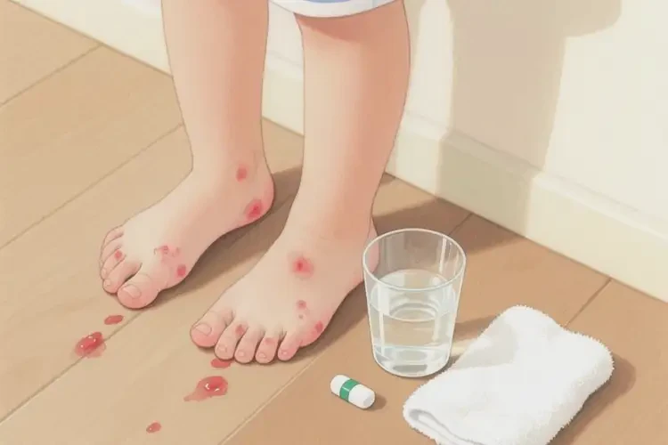 小孩腳上偶爾長(zhǎng)濕疹可以自愈嗎(圖2)