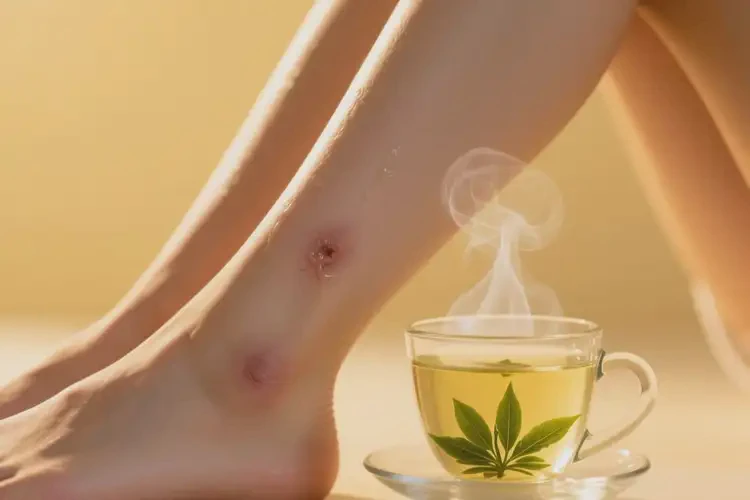 女性小腿上經(jīng)常長(zhǎng)濕疹可以自愈嗎(圖1)