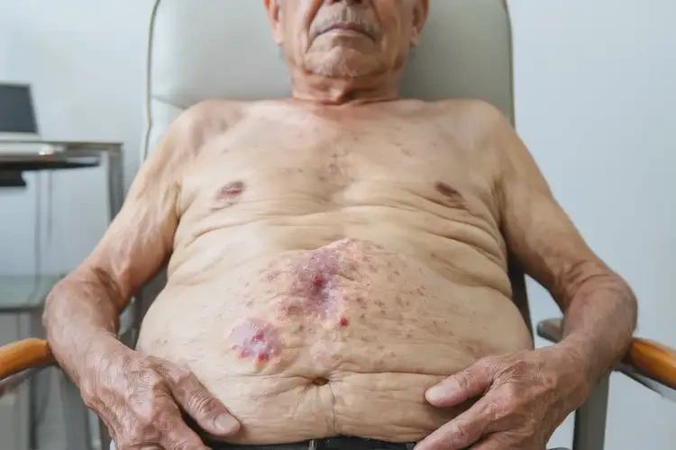 老年人肚子上容易起濕疹可以自愈嗎(圖4)