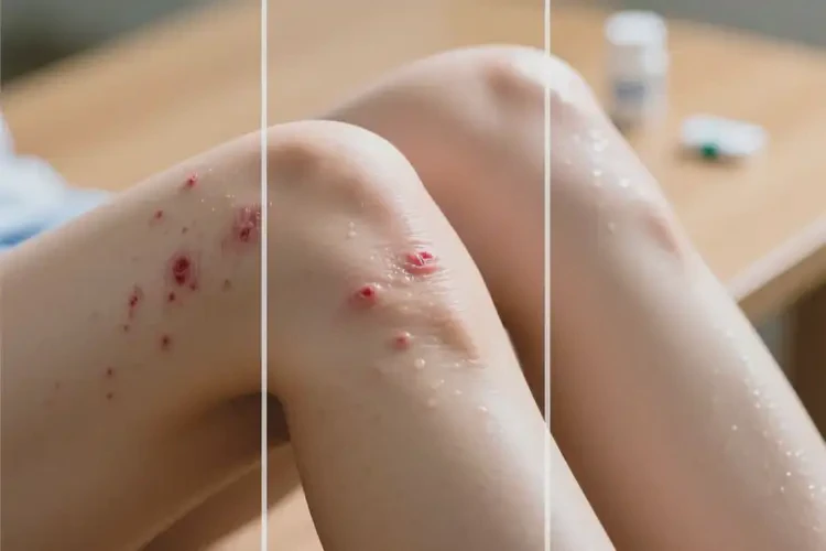 女人大腿上容易起濕疹可不可以自愈(圖3)