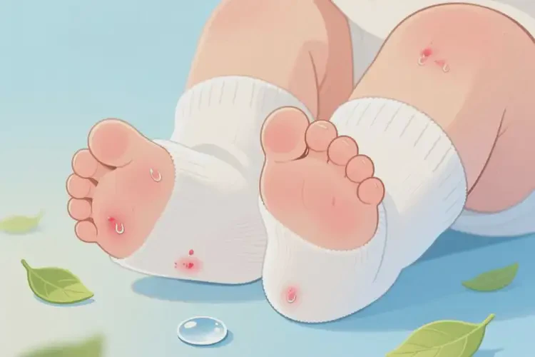 小孩腳上偶爾長(zhǎng)濕疹可以自愈嗎(圖4)