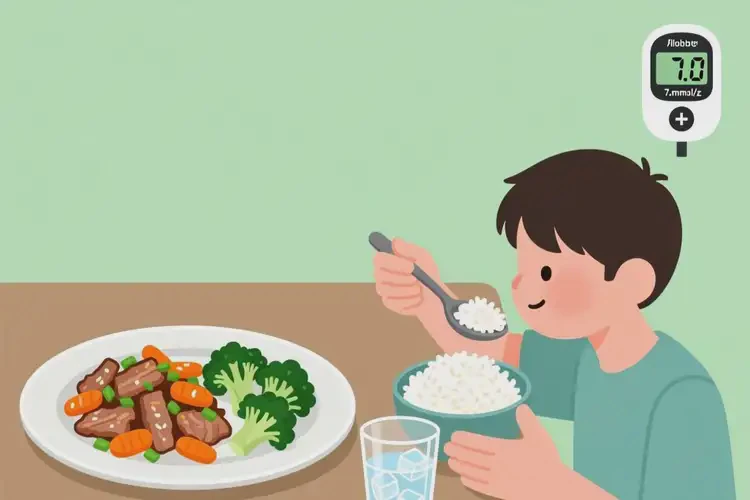 青少年中餐血糖7點(diǎn)0意味著什么(圖1)