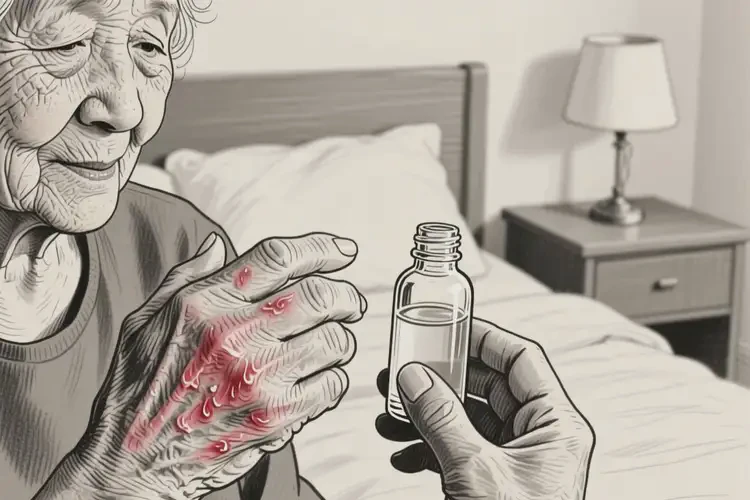 老年人身上起濕疹能不能自愈(圖1)