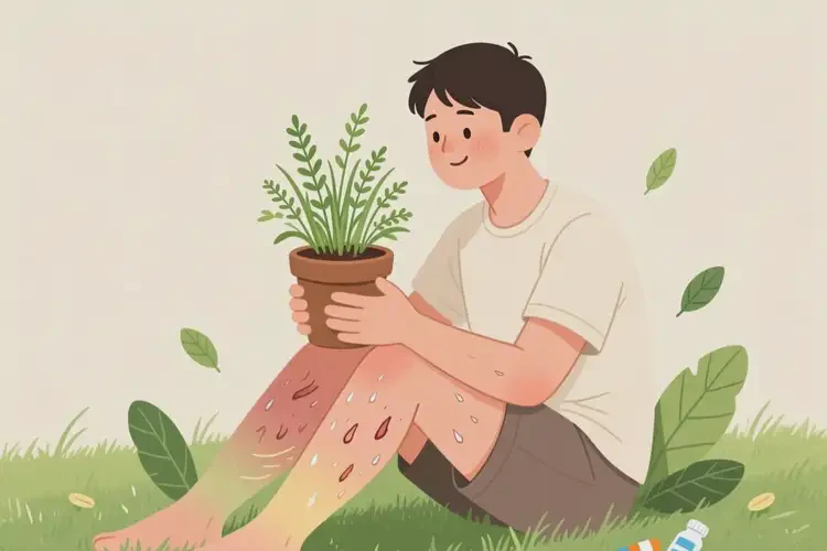 男性大腿上偶爾長(zhǎng)濕疹可不可以自愈(圖2)