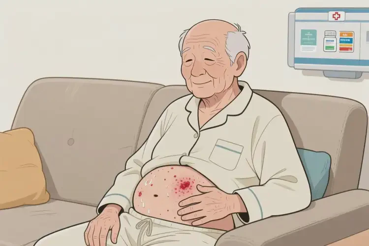 老年人肚子上經(jīng)常起濕疹康復(fù)的全過(guò)程(圖4)