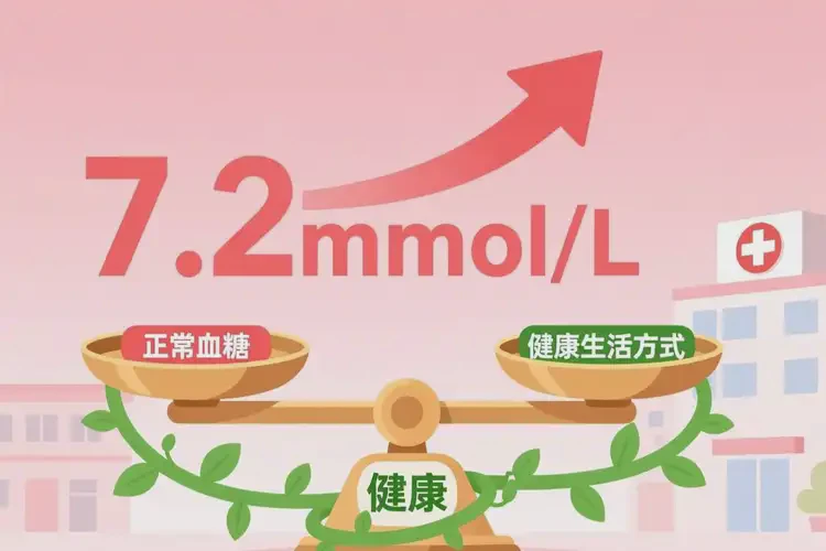 中年人晚餐血糖7點2是糖尿病嗎(圖1)